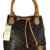 #1036 GOGO Damen Handtasche Beuteltasche Kunstleder Damentasche Tasche Braun