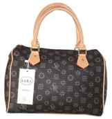 #1096 Gogo Damen Designer Handtasche Bowlingbag Braun