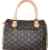 #1096 Gogo Damen Designer Handtasche Bowlingbag Braun -
