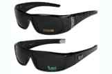 2er Pack Locs Sonnenbrillen Motorradbrille Sportbrille Radbrille in den Farben weiß und schwarz