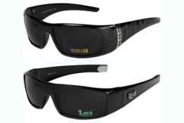 2er Pack Locs Sonnenbrillen Motorradbrille Sportbrille Radbrille in den Farben weiß und schwarz