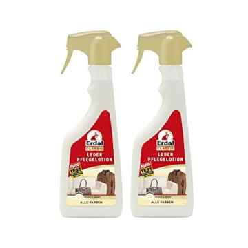 2x Erdal Classic Leder Pflegelotion Alle Farben 500 ml – mit Bienenwachs
