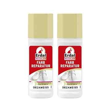 2x Erdal Recolor Farb Reparatur Deckweiss 75 ml – Frisch die Farbe auf