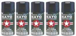 5 Stück CS GAS NATO Tränengas 40ml Abwehrspray CS-GAS