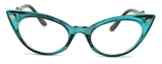 50er Jahre Katzenaugen Brille Cat Eye Modell Klarglas Mode-Brille oder Sonnenbrille C95