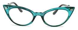 50er Jahre Katzenaugen Brille Cat Eye Modell Klarglas Mode-Brille oder Sonnenbrille C95