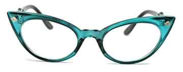 50er Jahre Katzenaugen Brille Cat Eye Modell Klarglas Mode-Brille oder Sonnenbrille C95
