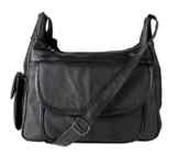 7bags 7473 Damen Schulter-Handtasche, weiches italienisches Leder