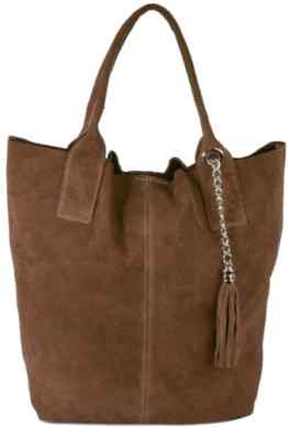 „Traggy“ Shopper/ Henkeltasche Wildleder (41bx37hx20t cm), NEU jetzt mit Innenfutter !!!