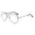 ALWAYSUV klassische Brille Metallgestell Brillenfassung Aviator Vintage Brille Dekobrillen