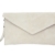AMBRA Moda Damen Wildleder Envelope Clutch Abendtasche Partytasche Handschlaufe Suede Handgelenktasche Schultertasche Umhaengtasche Unterarmtasche Damentasche Veloursleder WL801