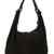 AMBRA Moda Damen Wildleder Schultertasch Damen Handtasche Hobo-Bags Shopper Beuteltaschen Veloursleder Suede Ledertasche DIN-A4 42cm x 35cmx 4cm WL803