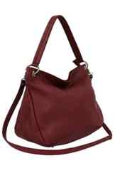 AMBRA Moda Damen echt Ledertasche Handtasche Schultertasche Beutel Shopper Umhängtasche GL002 Viele Farben