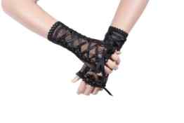 Abend Gothic Victorian Ärmel 17 cm Lange