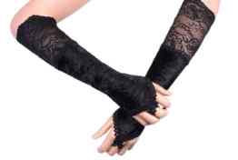 Abend Gothic Victorian Ärmel 32 cm Lange