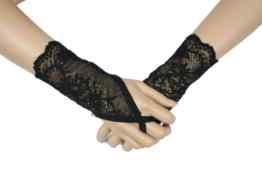 Abendmode Gothic Romantic Ärmel 15 cm Lange