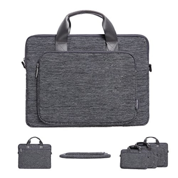 Acxeon Business Laptop Messenger Sling Umhängetasche Notebook Laptop Anzug Stoff Multifunktionale Fall Tragetasche für MacBook Pro / Air Surface pro 3 / 4 Notebook (12.6“ ~ 13.3“)