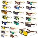 Aggressive Mind Wayfarer Bambus Holz Sonnenbrille Fashion Unisex Herren Damen Nerdbrille Aviator 45 Farben
