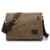 Aidonger Local Lion Herren Canvas Schultasche Umhängetasche Schultertasche Retro Messenger Bag