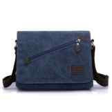 Aidonger Local Lion Herren Canvas Schultasche Umhängetasche Schultertasche Retro Messenger Bag