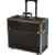 Aluminium-Metall Pilotenkoffer Mit Rädern Laptoptasche HOL2396 Schwarz