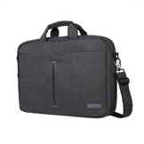 Arvok 15 15,6 16 Zoll Laptop Aktentasche Schultertaschen Wasser-beständiger glatt Gewebe Hülle mit Griff / Gurt/ Notebook Computer Ultrabook Messenger-Tasche Tragetasche Für Acer / Asus / Dell / Lenovo, Grau