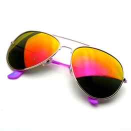 Aviator Sonnenbrillen Vintage Spiegel Objektiv neue Männer Frauen Mode Rahmen Retro-Pilot