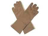 BE-X NOMEX Einsatzhandschuhe, flammsicher mit Lederbesatz, lang – TAN