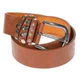 BM-310 Kossberg Damen Nieten Gürtel Leder Strass