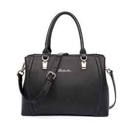 BOSTANTEN Damen Leder Schultertasche Shopper Handtasche Top Griff Umhängetasche Tote Bag