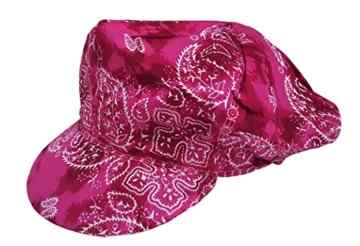 Ballonmütze Paisley Magenta