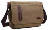 Bdawin Herren Canvas Schultasche Umhängetasche Schultertasche Retro Messenger Bag