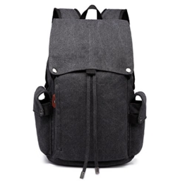 BeautyWill Retro Segeltuch Rucksack Rucksäcke Vintage Schultasche Wanderrucksack Reiserucksack Laptoprucksack Camping Rucksack Schulrucksack Unisex Rucksack für Damen Herren