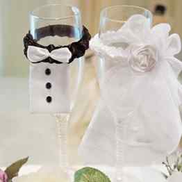 Bei wang Weinglas für die Hochzeit mit Glücksbringer, Tischdekorationen