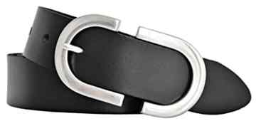Bernd Götz Damen Leder Gürtel 30 mm schwarz Rindleder kürzbar Damengürtel