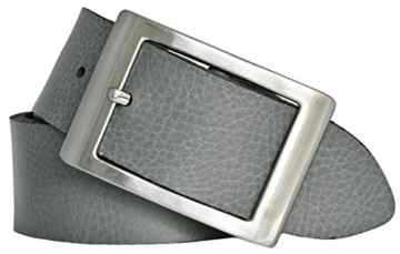 Bernd Götz Damen Leder Gürtel 40 mm grau Nappaleder kürzbar Damengürtel