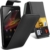 (Black) Sony Xperia L Custom Designed Stilvolle Accessoires zur Auswahl Schutzmaßnahmen Kunst Credit / Debit-Karten-Leder Flip Case Hülle & LCD-Display Schutzfolie von Hülle Spyrox