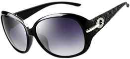 Blasea UV400 Plaid oversize 60mm polarisierte Sonnenbrille Damen