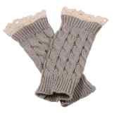 Bluelans® Armstulpen Pulswärmer lang fingerlos Handschuhe Damenhandschuhe Winterhandschuhe Fäustlinge Fausthandschuhe