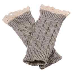 Bluelans® Armstulpen Pulswärmer lang fingerlos Handschuhe Damenhandschuhe Winterhandschuhe Fäustlinge Fausthandschuhe