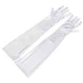 Bluelans® Satin Handschuhe Brauthandschuhe langt lang Hochzeit Party Sexy Abendkleid Hochzeit