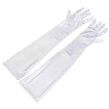 Bluelans® Satin Handschuhe Brauthandschuhe langt lang Hochzeit Party Sexy Abendkleid Hochzeit