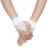 Braut Hochzeits Handschuh Spitze Bogen Knoten Finger Kurzschluss Handschuhe Rhinestone Wulstiges Hochzeits Zusatz