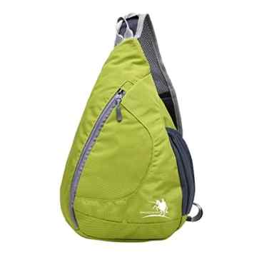 Brusttasche, Faltbar und Klappbar Umhängetasche für Outdoor Sport, 10L, Wasserdichte, Praktische und Schöne Farbe, Handy, Geld, Tagetasche