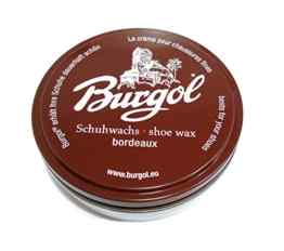 Burgol Schuhwachs, shoe wax – neue Rezeptur