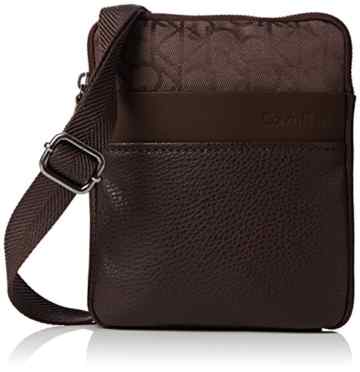 CALVIN KLEIN ACCESSORI Herren Schultertaschen Tom Logo Mini Flat Crossover