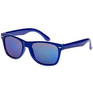 CASPAR Coole Kinder Wayfarer Sonnenbrille mit buntverspiegelten Gläsern – 100% UV400 Schutz – viele Varianten – SG034