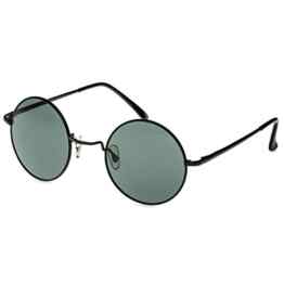 CASPAR SG039 runde Retro John Lennon Sonnenbrille / Rundbrille / Hippi Brille / Nickelbrille