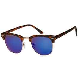 CASPAR SG040 Unisex Vintage Retro Clubmaster Sonnenbrille