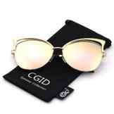 CGID Moderne Modische Spiegel Polarisierte Katzenauge Sonnenbrille Brille UV400